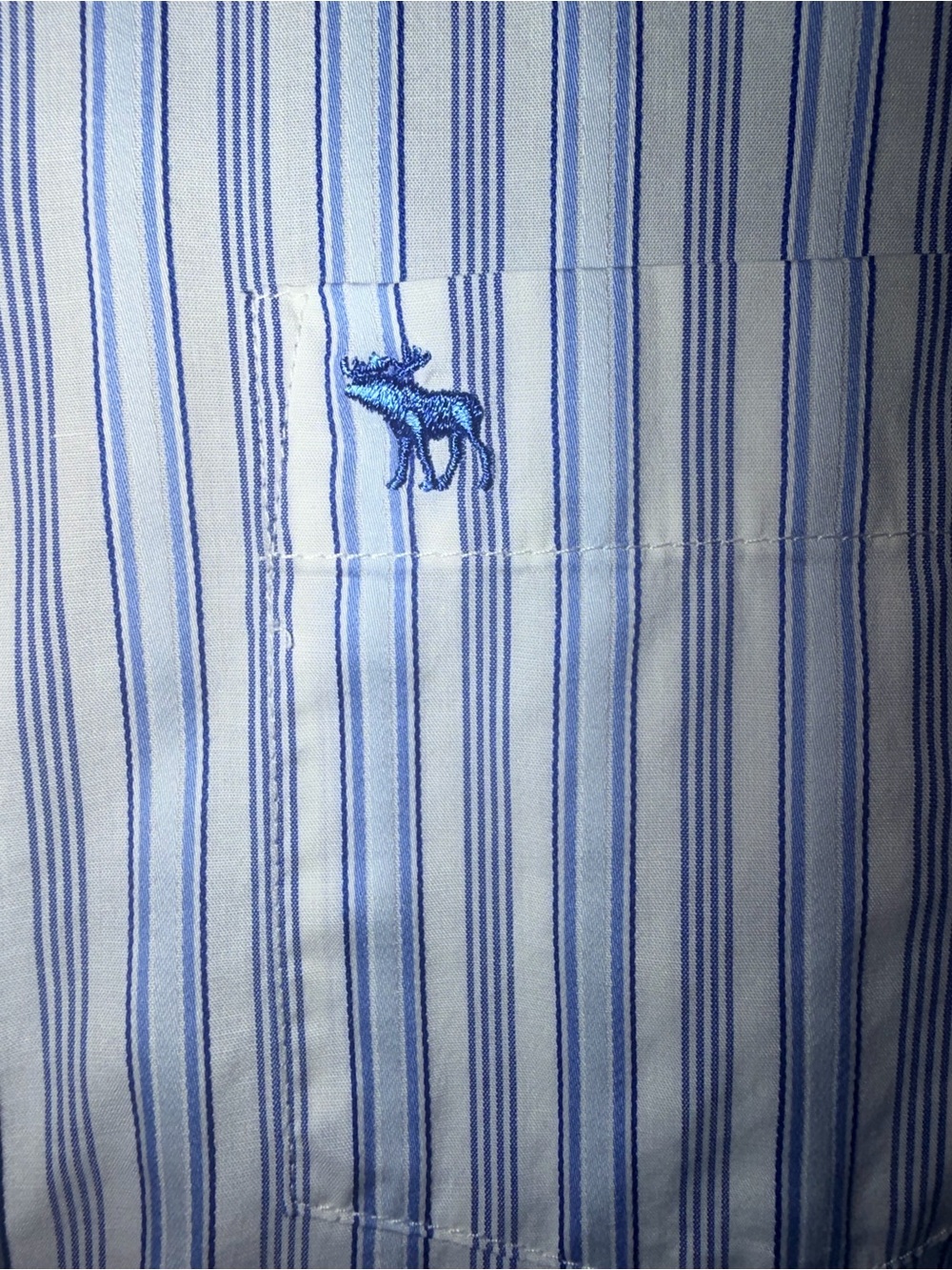 Vintage Ezra Fitch women’s small Striped Long-Sleeve Button-Down Shirt Y2K - Picture 4 of 6